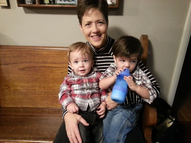 Grammy and the boys.